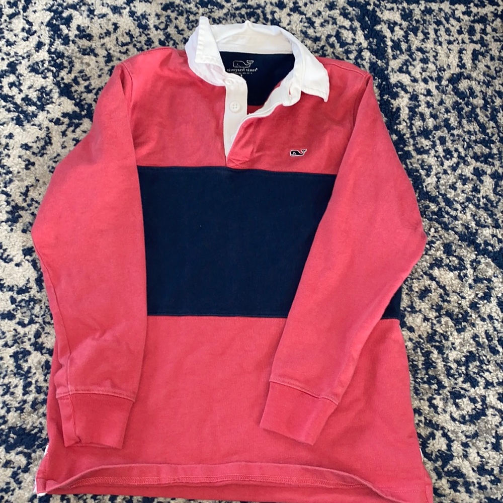 Vineyard vines rugby polo shirt size 7 guc